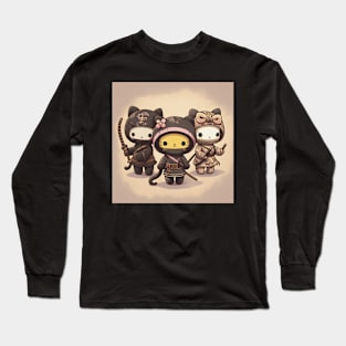 Ninja Cats Long Sleeve T-Shirt